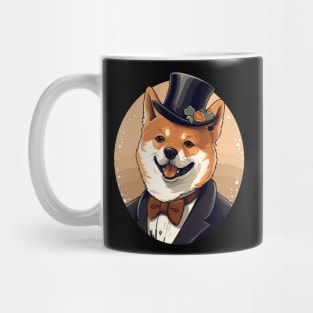 Shiba Inu with Top Hat Mug